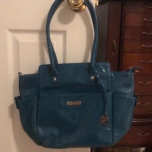 Paton Leather Grace Adele Teal Purse